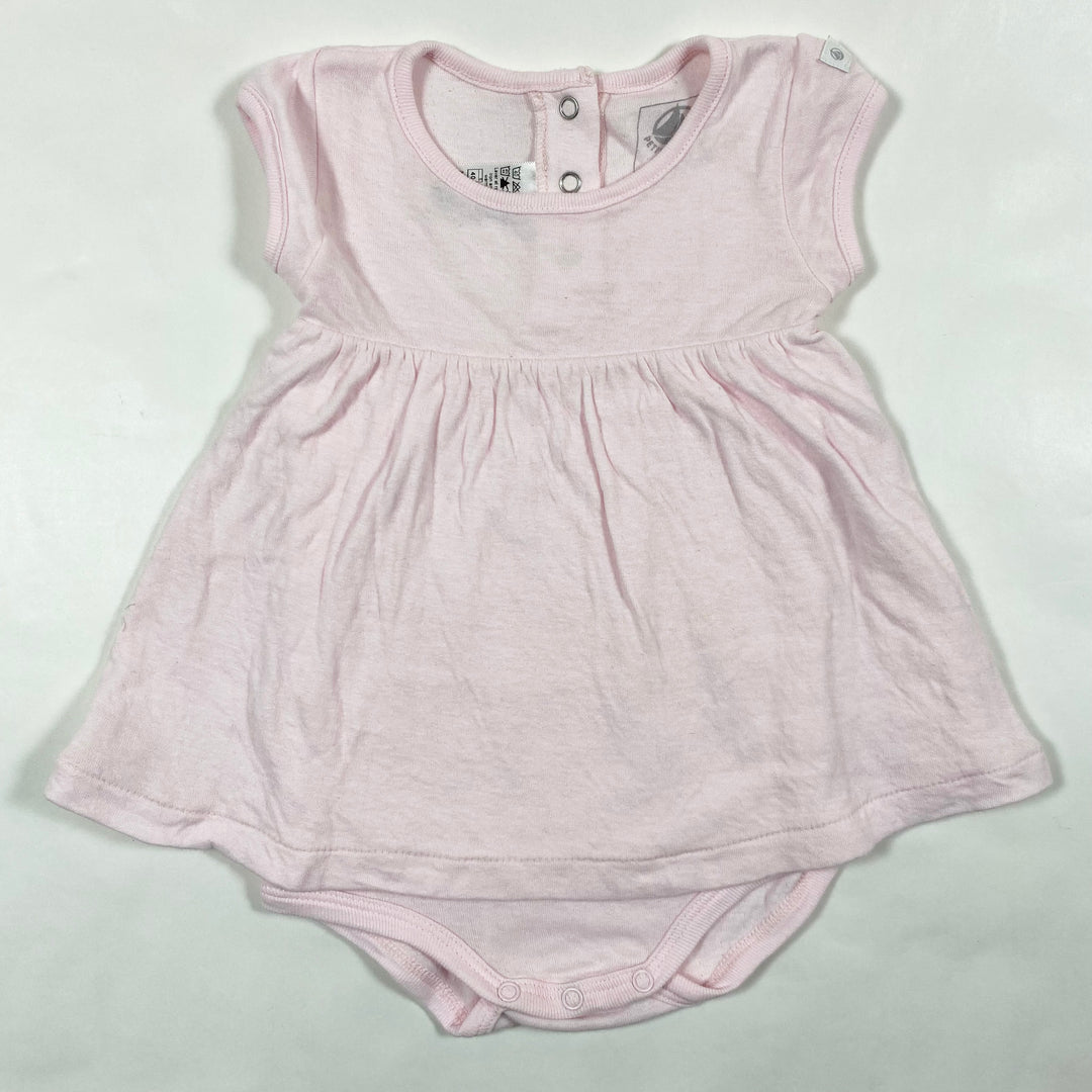 Petit Bateau light pink dress combination 3M/60 1