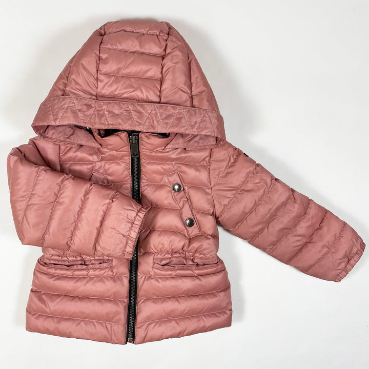 Burberry vintage pink puffer jacket 2Y
