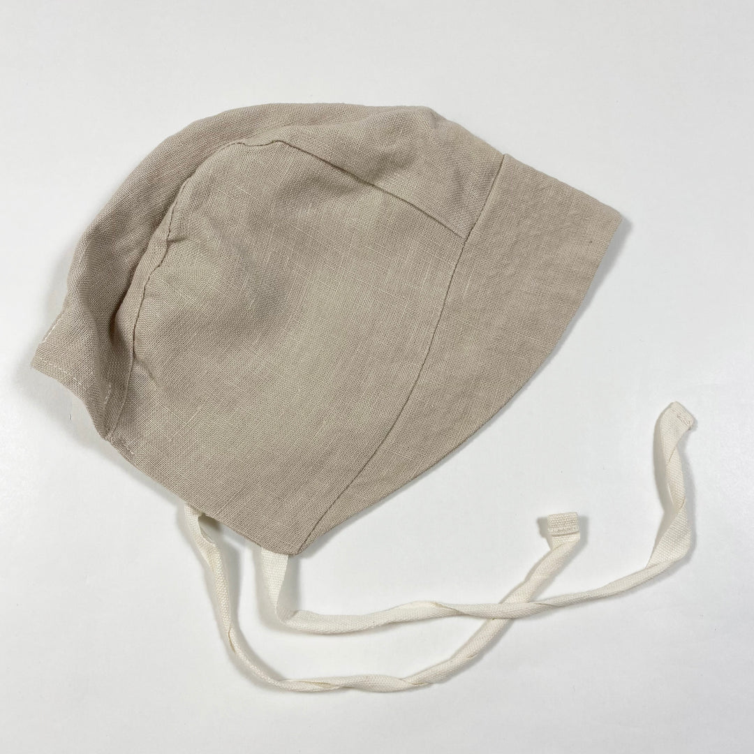 HIMA beige bonnet 0-3M 1