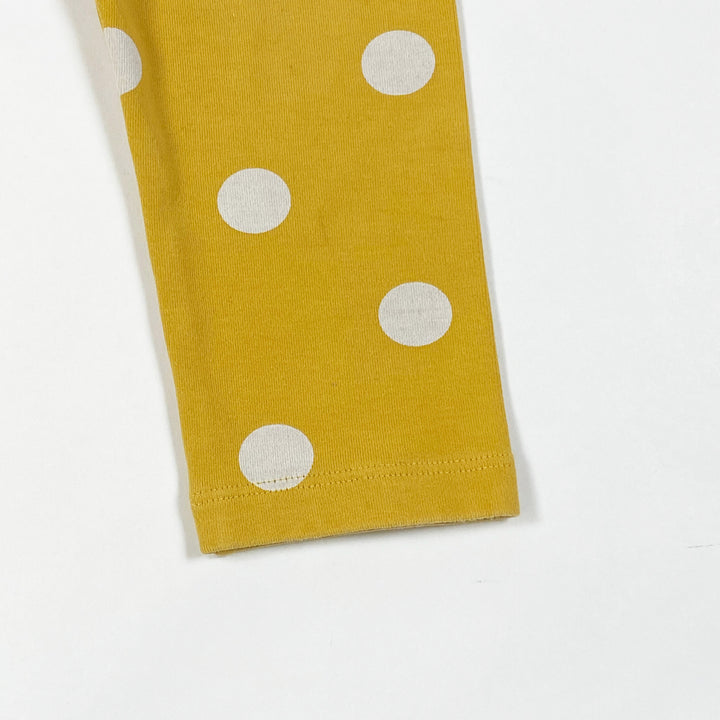 Arket yellow polka dot leggings 86