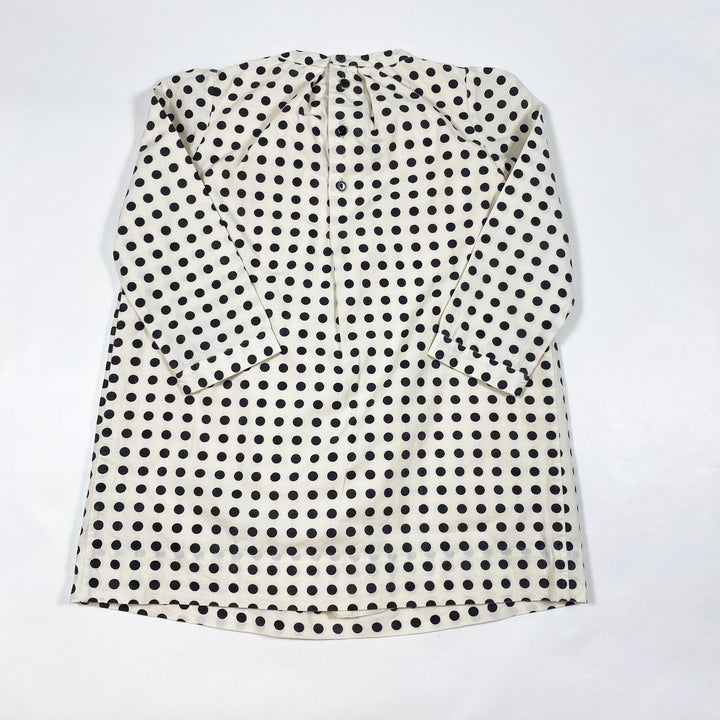 Bonpoint ecru polka dot dress 3Y 2