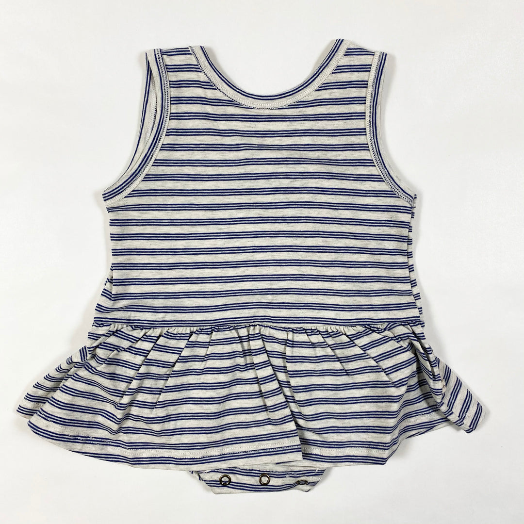 1+ in the Family ceret blue striped body dress Second Season 18M