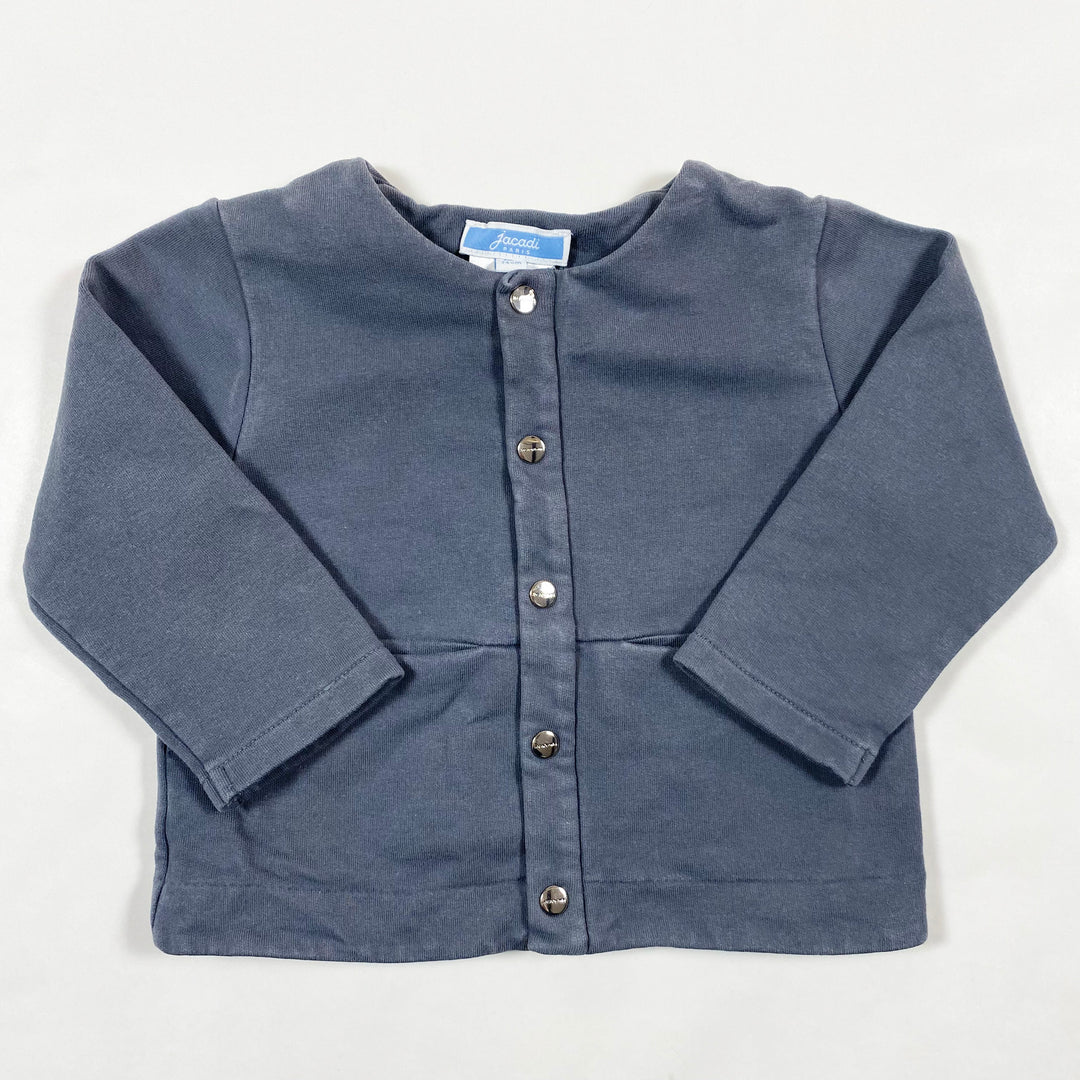Jacadi dusk grey cotton baby jacket 12M/74 1