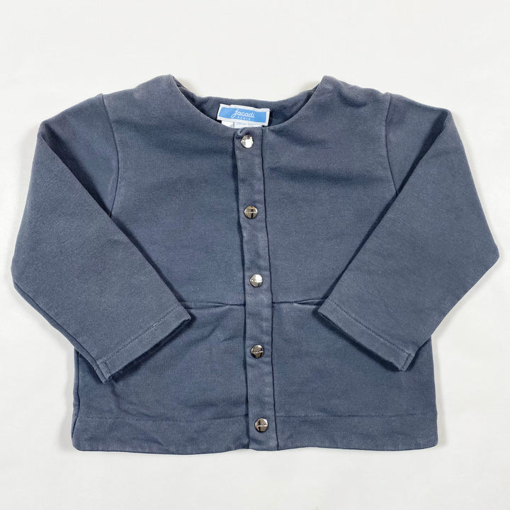 Jacadi dusk grey cotton baby jacket 12M/74 1