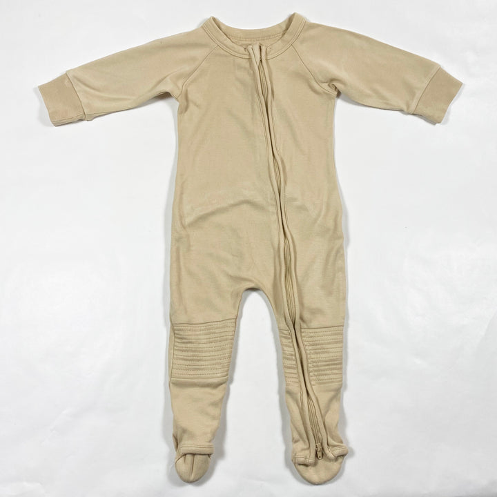 Goumi beige bamboo zip pyjama 6-9M 1