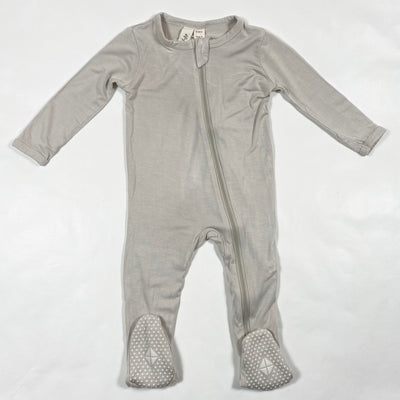 Kyte grey bamboo zip pyjama 6-12M 1