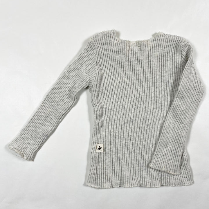 My Little Cozmo light grey rib pullover 12M 2