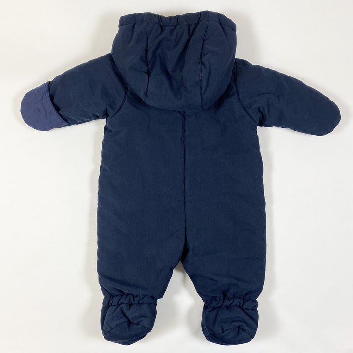 Petit Bateau navy padded overall 3M