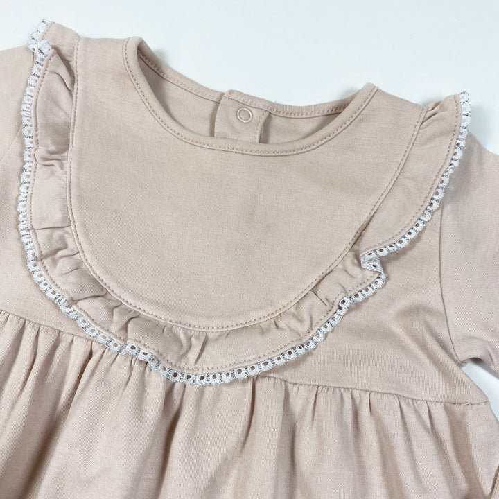 Livly soft pink lace detail dress 9-12M