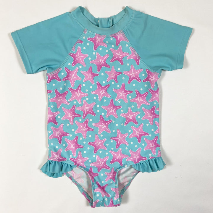 Floatimini turqouise swimsuit with starfish T3