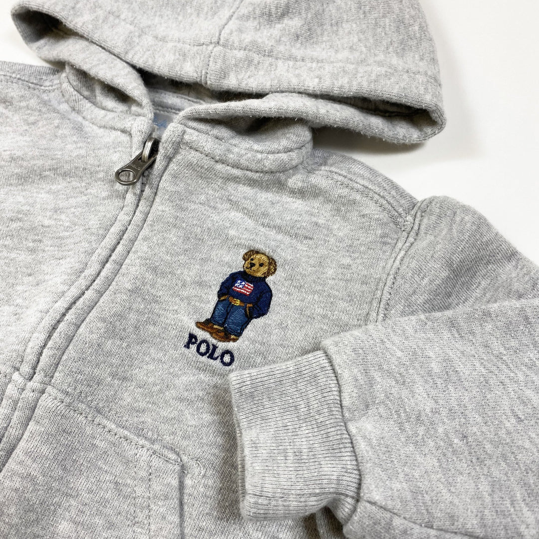Ralph Lauren grey zip hoodie 9M