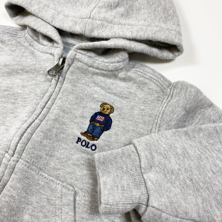 Ralph Lauren grey zip hoodie 9M