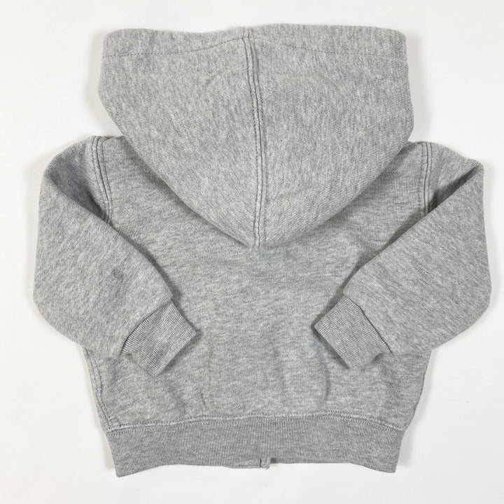 Ralph Lauren grauer Kapuzenpullover mit Reissverschluss 9M