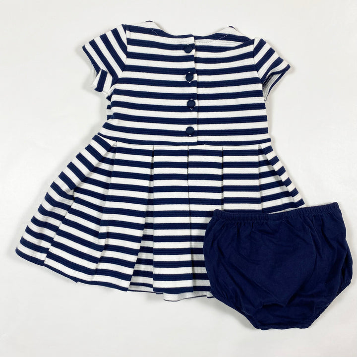 Ralph Lauren pleated mariniere dress and bloomer set 3M/60 3