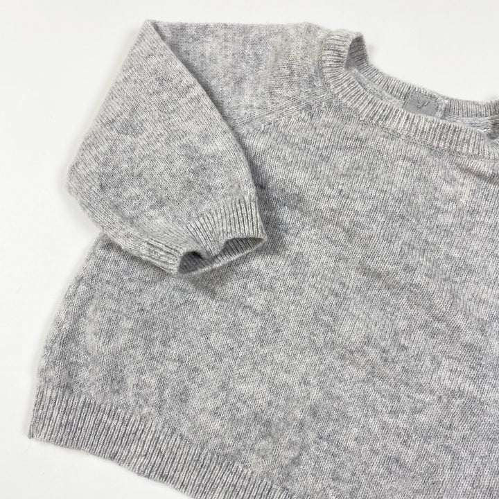 H&M light grey cashmere pullover 2-4M/62