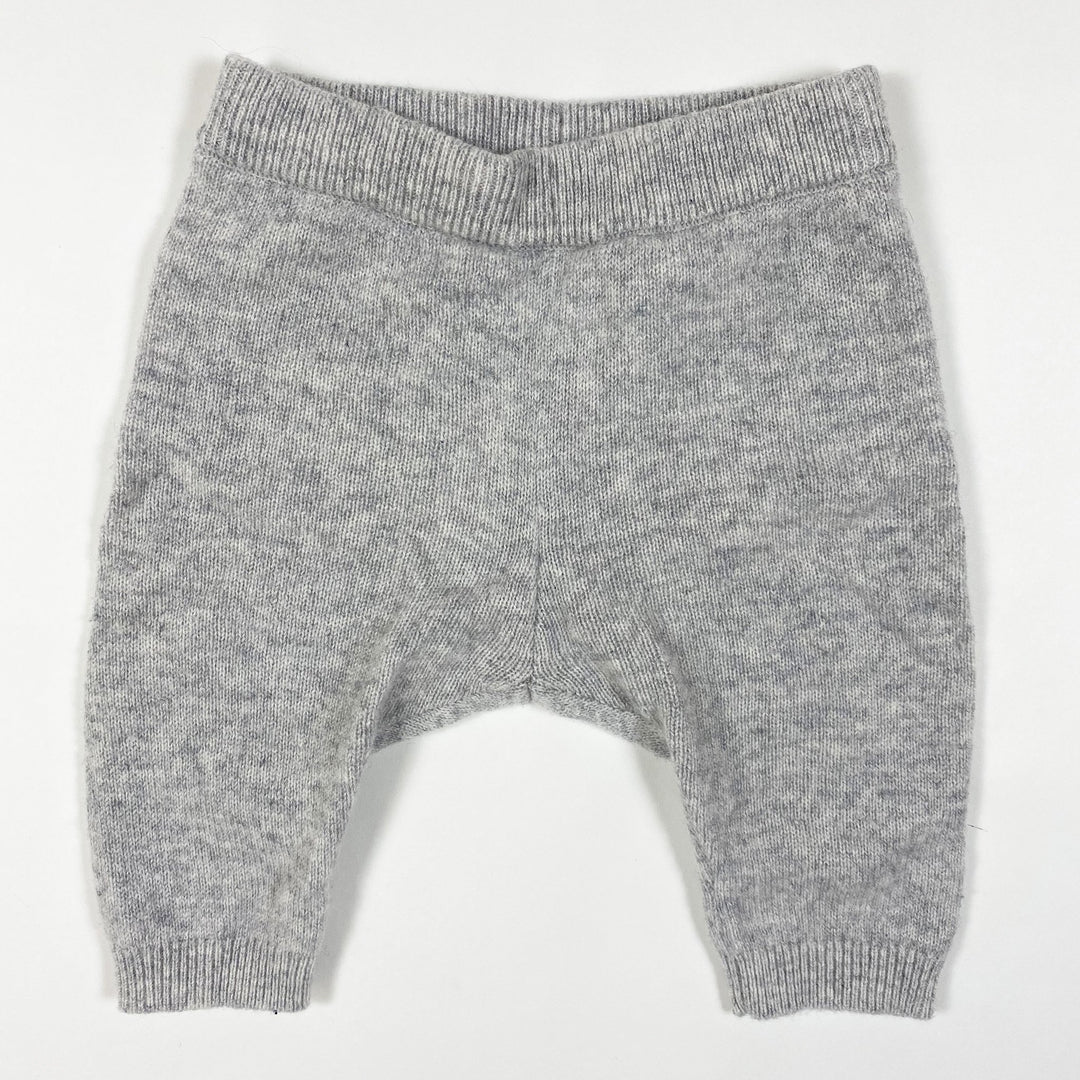 H&M light grey cashmere trousers 1-2M/56