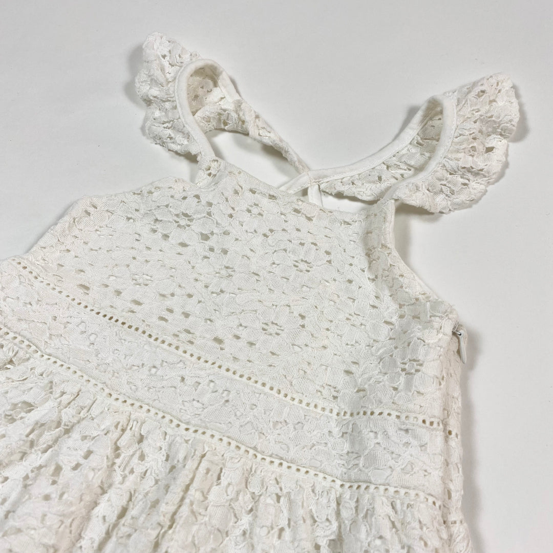 Zara white lace summer dress 6Y/116 2