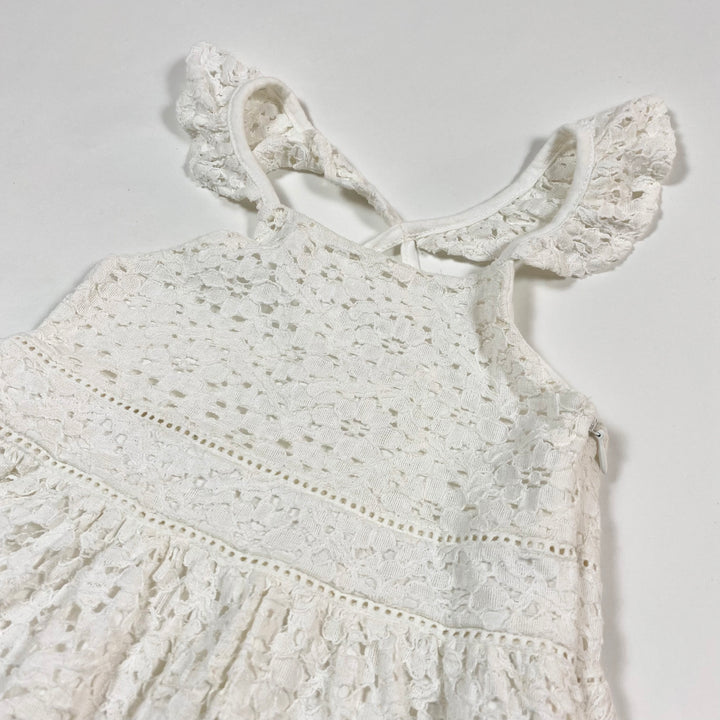 Zara white lace summer dress 6Y/116 2