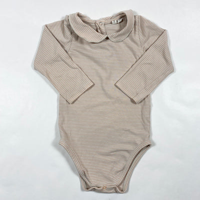 Gray Label soft pink striped long-sleeved collar body 18-24M 1