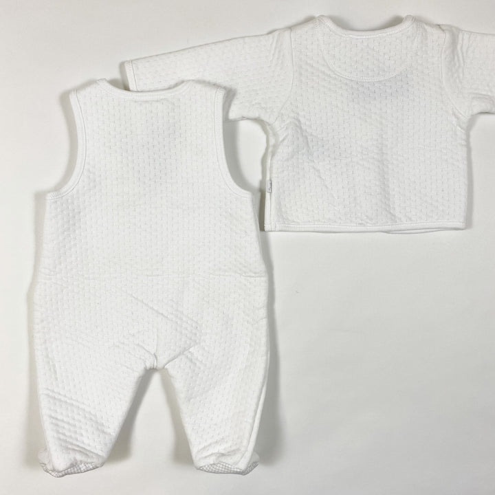 Jacadi newborn set in white 0M