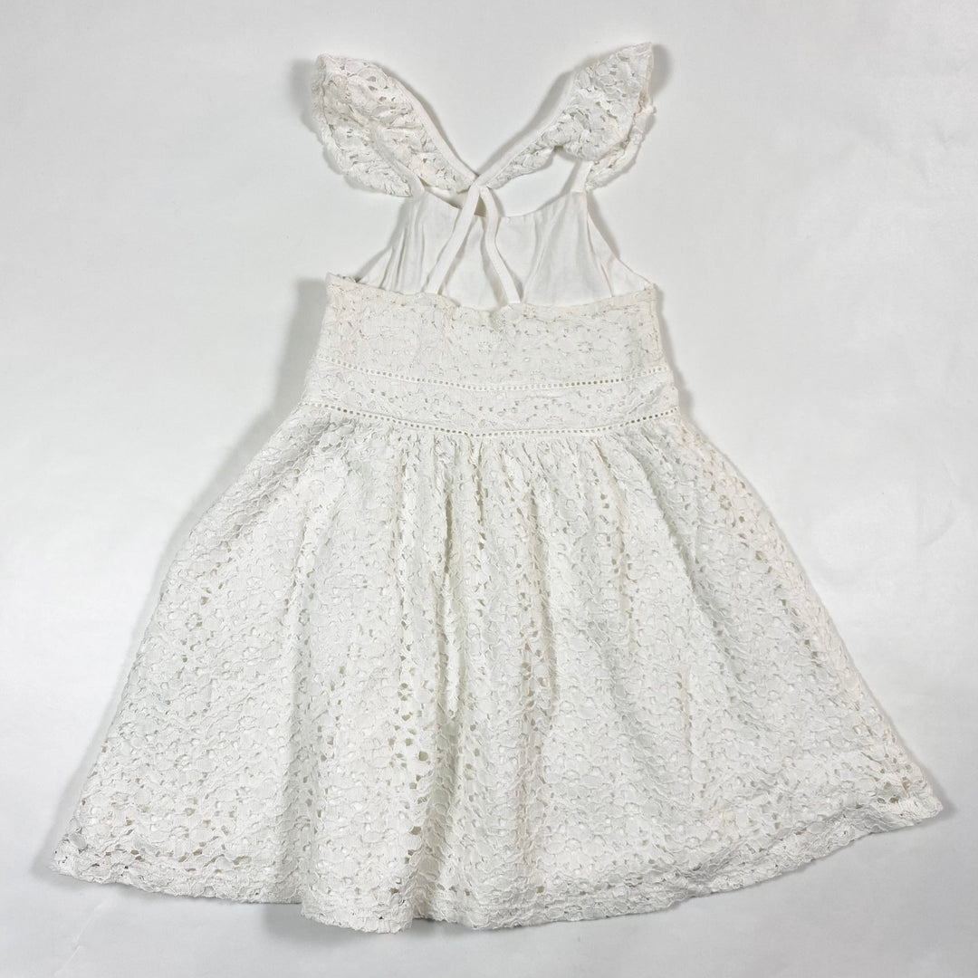 Zara white lace summer dress 6Y/116 3