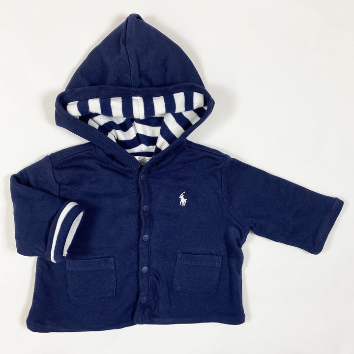 Ralph Lauren navy hooded lined jacket 3M