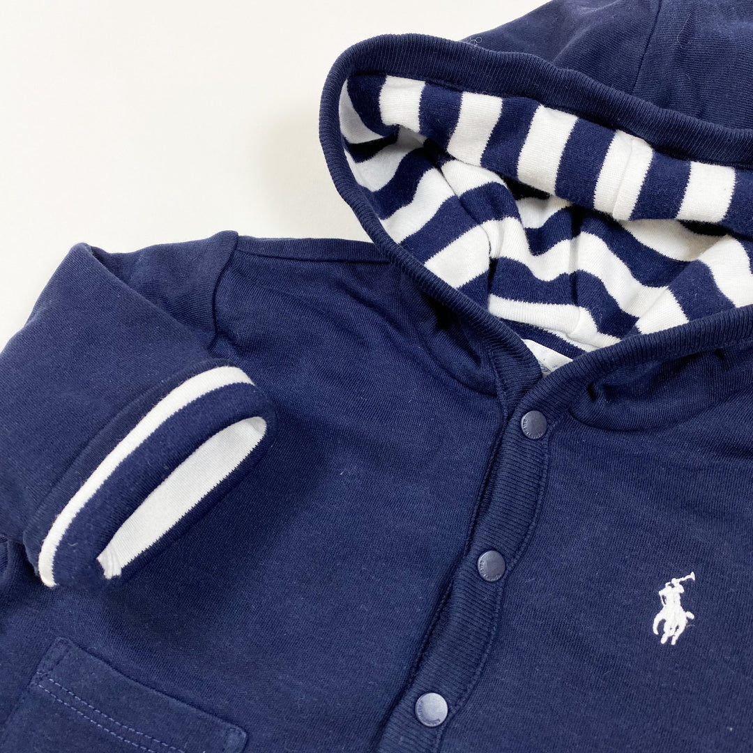 Ralph Lauren navy hooded lined jacket 3M