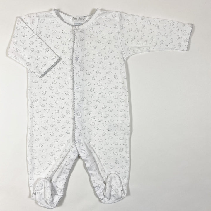 Kissy Kissy weisser Elefanten-Schlafanzug 3-6M