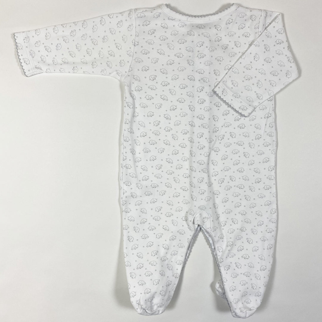 Kissy Kissy weisser Elefanten-Schlafanzug 3-6M