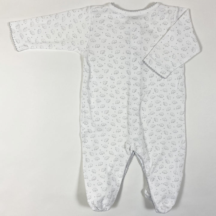 Kissy Kissy weisser Elefanten-Schlafanzug 3-6M