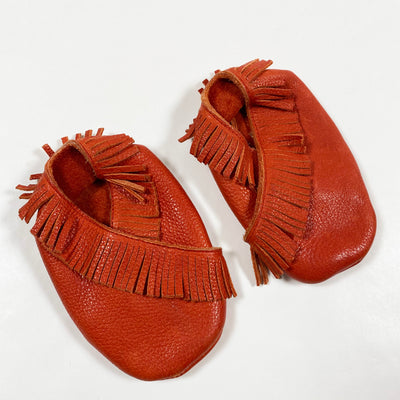 EnSoie red leather baby moccs 11,5cm 1