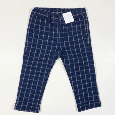 Idexe navy checked warm trousers 18M/86 1