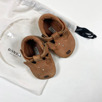 Donsje brown leather shoes 12-18M 1