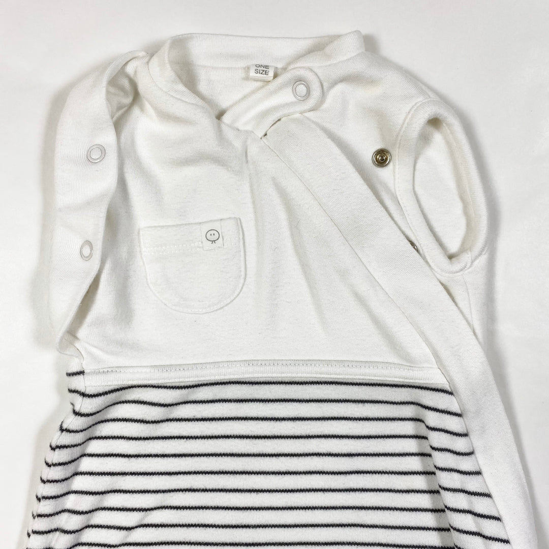 Mori white striped sleeping bag One size/NB 2