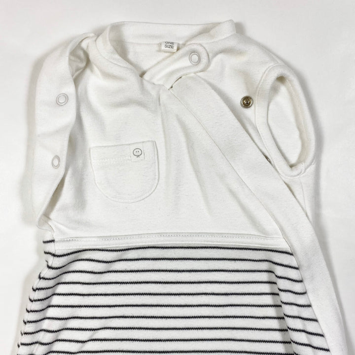 Mori white striped sleeping bag One size/NB 2