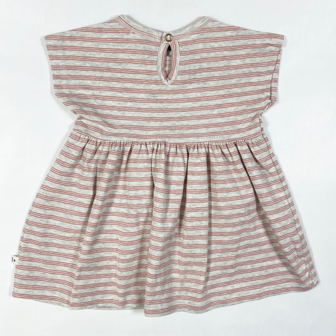1+ in the Family grasse rose striped dress Second Season 18M