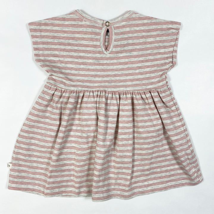 1+ in the Family grasse rose striped dress Second Season 18M