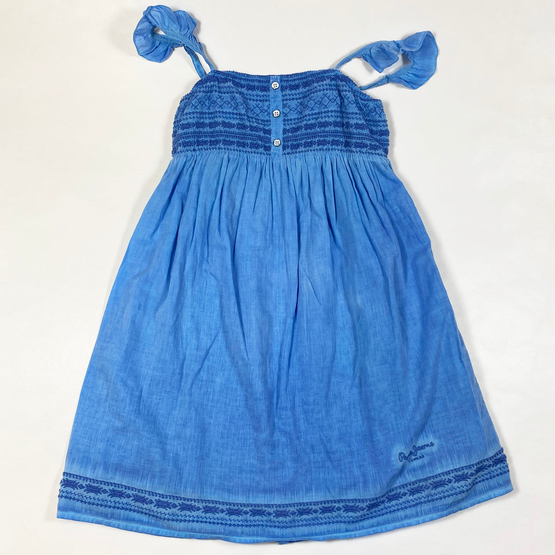 Pepe Jeans sky blue smocked summer dress 10/140 1