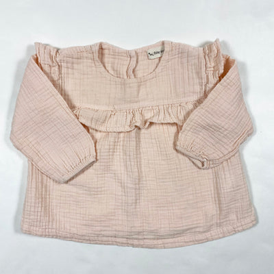 My Little Cozmo pale pink muslin blouse 9-12M 1