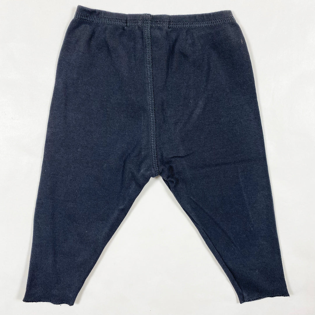 Bonpoint anthracite jersey baby leggings 3M/58 2