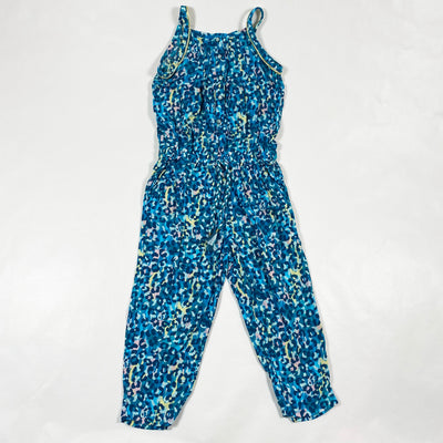 Catimini turquoise print jumpsuit 7´3Y/98 1