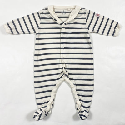Petit Bateau mariniere stripe collared pyjama 3M/60 1