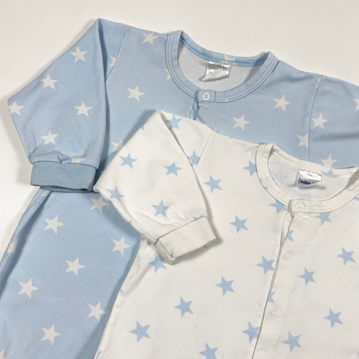 Zewi blue star footed pyjama set of 2 74 2