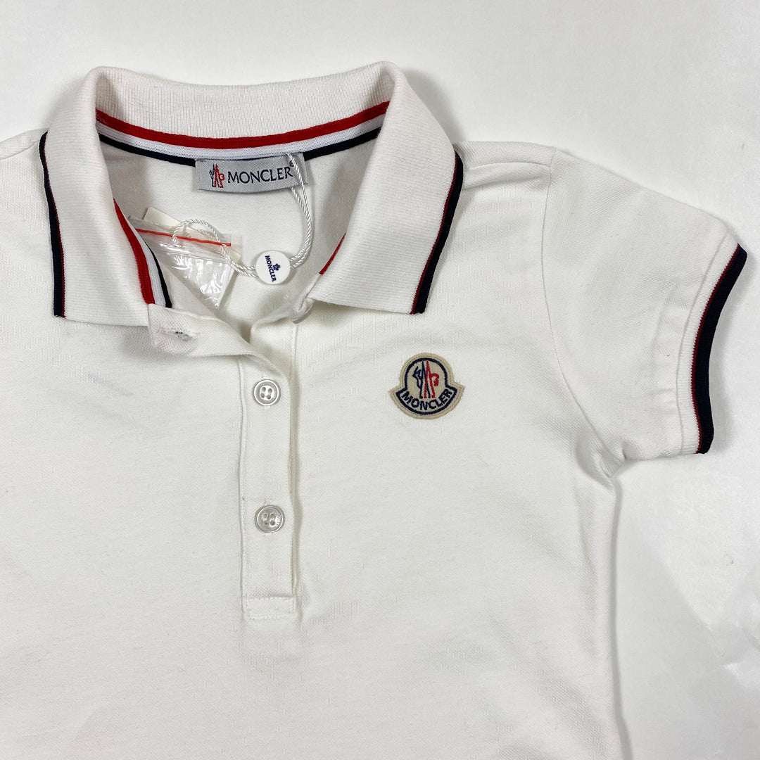 Moncler white pleated tennis dress Second Season 5Y/110 2