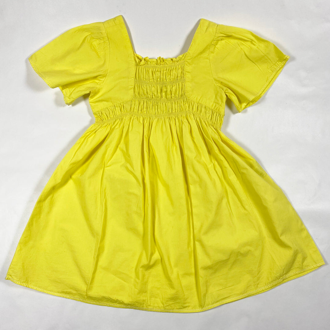 Zara yellow smocked summer dress 7Y/122 1