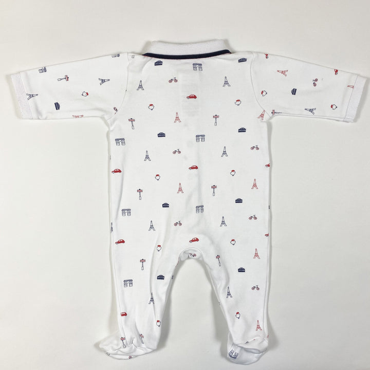 Jacadi paris print collared pyjamas 3M