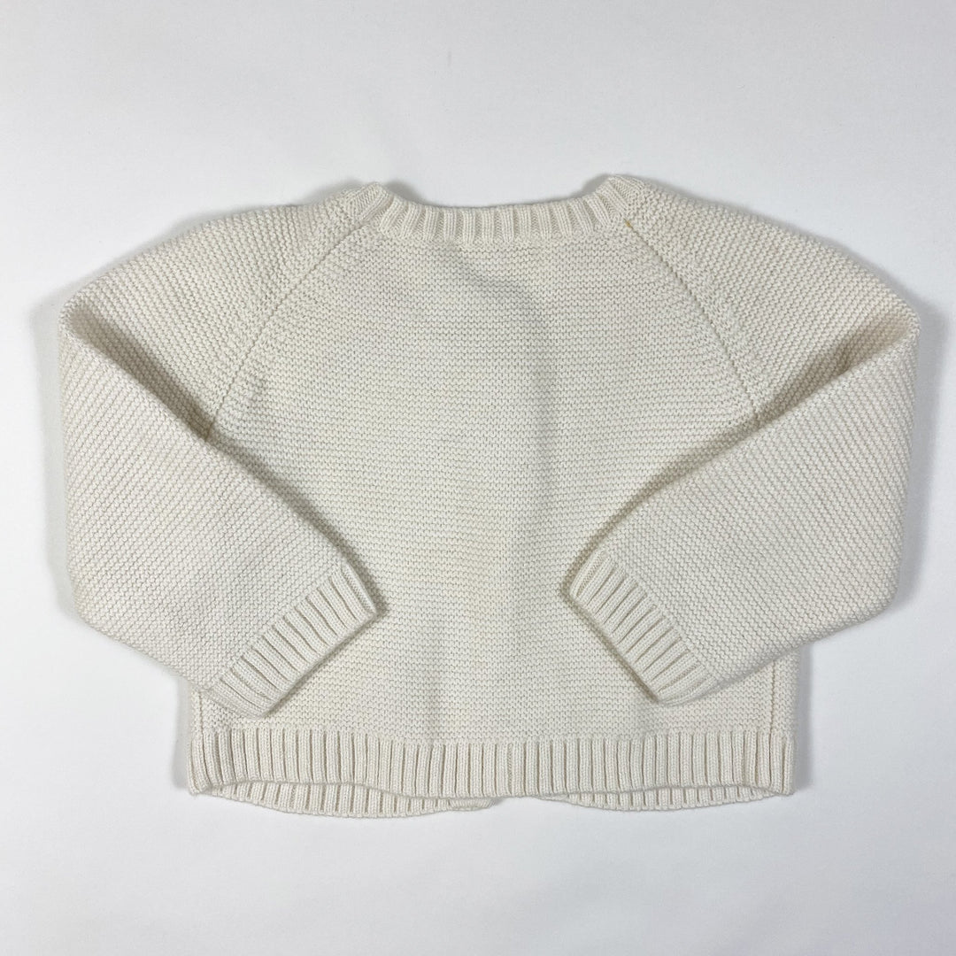 Jacadi cream knit wool mix cardigan 12M/74cm