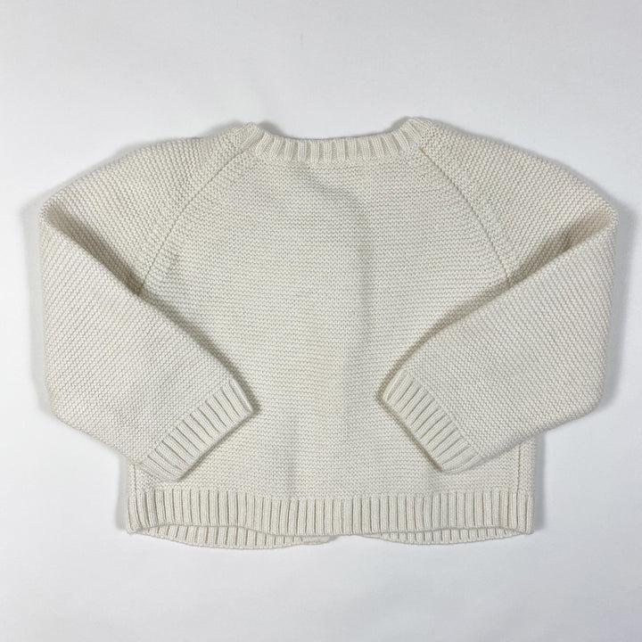 Jacadi cream knit wool mix cardigan 12M/74cm