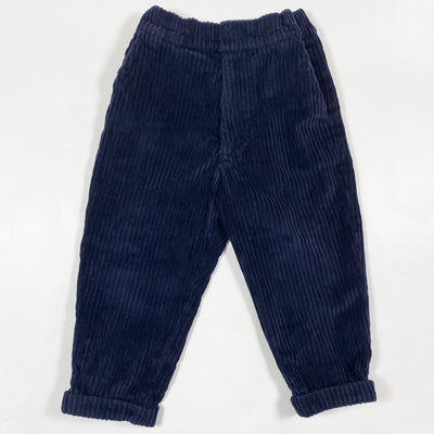 COS navy wide corduroy trousers 1-2Y 1