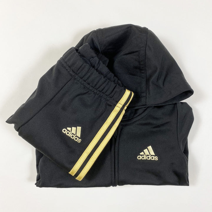 Adidas schwarz/goldener Originals Trainingsanzug 0-3M/62